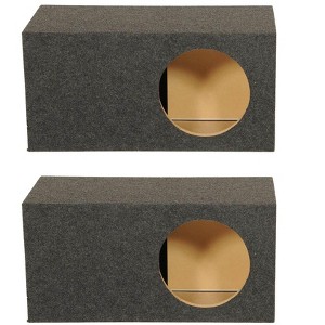 Q Power Single 12 Inch SPL XL Side Ported Subwoofer Enclosure HD112VL (2 Pack) - 1 of 4