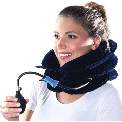 Cervical Neck Traction Device inflatable - Adjustable Neck Stretcher -  MedicalKingUsa
