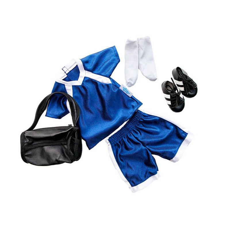 Healthy Roots Navy Blue Soccer Uniform Outfit for Dolls, 2 of 4