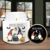 Courtside Market Halloween Gnomes II 14 oz Soy Wax Candle with Wooden Lid - 2 of 2