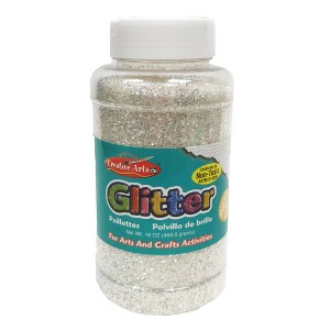 Charles Leonard Creative Arts by Charles Leonard Glitter, 16 oz. Bottle, Iridescent - 1 of 1