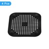 Unique Bargains Square Anti-Slip Bathroom with Suction Cup Drain Protector - 3 of 4