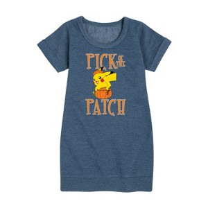 - Pokémon - Pick of the Patch Graphic Short Sleeve Fleece Dress - 1 of 4