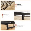 Metal Platform Bed Frame, Heavy Duty Strong Support Slat, Mattress Foundation, No Box Spring Needed, Noise-Free - 4 of 4