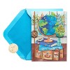 Blank Card Travel the World - PAPYRUS: Botanical Tree Design, Multicolor, Vertical Fold, Greeting Card, 7"x5" - 4 of 4