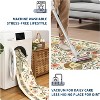 Butterfly Washable Rug - Non-Slip Floral Carpet, Soft Non-Shedding Low Pile Floor Mat for Nursery Dining Room - 3 of 4