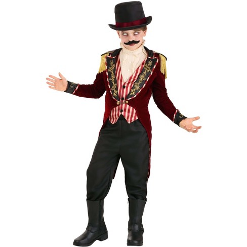 HalloweenCostumes.com X Large Women Dark Ringmaster Women's Costume,  Black/Orange/Red