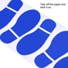 Unique Bargains Home Classroom Floor Stairs Decal PVC Footprint Sticker 8 Pairs - 4 of 4