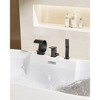 YAWWALK Single-Handle Tub-Mount Roman Tub Faucet with Hand Shower in - 3 of 4