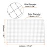 Unique Bargains Stainless Steel Cross Wire BBQ Grill Net for Baking Roasting - 2 of 4