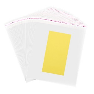 Unique Bargains OPP Rip-resistant Resealable Transparent Vapor-blocking Treat Bag 300 Pcs - 1 of 4