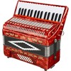 SofiaMari SM-3232 32 Piano 32 Bass Accordion Level 2 Red Pearl 190839868114 - 3 of 4