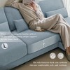 Sectional Sofa Couches with Convertible Chaise, 5 Seat L-shaped Couch for Living Room Apartment Office, Blue - image 4 of 4