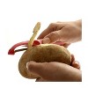 Norpro Grip-EZ Vegetable Peeler, 7.25-Inch, Red - 2 of 4
