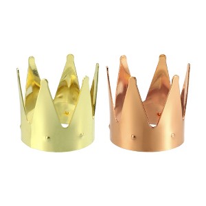 Unique Bargains Makeup Sponge Beauty Egg Holder Gold Tone Rose Gold Tone 2 Pcs - 1 of 4