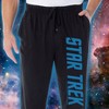 Star Trek Men's The Original Series TOS Classic Logo Sleepwear Pajama Pants Black - 3 of 3