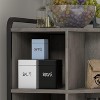 Corner Cabinet Storage with USB Ports & Outlets, Modern Triangle Storage Rack with 9 Cubbies, Wooden Display Bookshelf Bookcase - 4 of 4