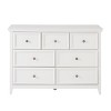 Grungis 7-Drawer Dresser with Storage,Minimalist Farmhouse Chest of Drawers Closet Organizers for Bedroom Living Room - 4 of 4