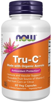 Now Foods Tru-C Made with Organic Acerola 60 VegCap