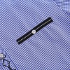 Men's Shirts Casual Slim Fit Plaid Button Down Dress Shirt,2XL,Small Blue Plaid - 4 of 4