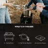 GasOne Heavy-Duty Propane Burner Outdoor Cooker with Adjustable 0-20 PSI Regulator & Steel Braided Hose for Home Brewing, Turkey Fry, Maple Syrup - 3 of 4