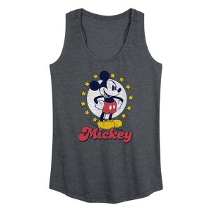 Women's - Disney - Mickey Stars Graphic Racerback Tank - 1 of 4