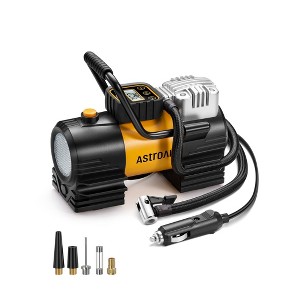 AstroAI Tire Inflator Portable Air Compressor 150 PSI 12V DC Tire Pump for Car - 1 of 4