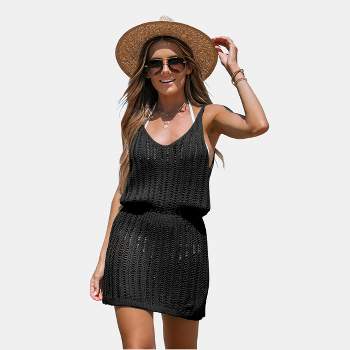 Women's Crochet Mini Cover Up Dress -Cupshe