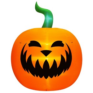 Occasions Airflowz Inflatable Colossal Pumpkin, 11.5 ft Tall, Multicolored - 1 of 2