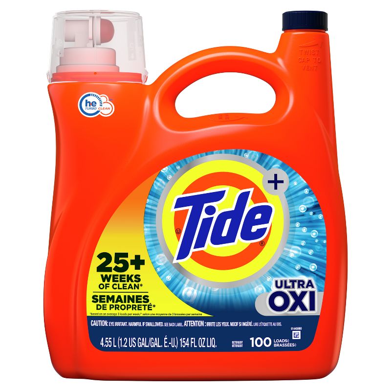Tide Plus Ultra Oxi Liquid Laundry Detergent, 3 of 11
