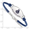 Black Bow Jewelry Sterling Silver Sigma Sigma Sigma Greek Life Strand Bracelet 7 Inch - 2 of 3