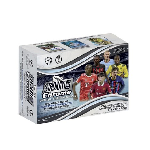 Topps UEFA Club Competitions 2022/23 Chrome Giant Box | 10 Packs Per Box