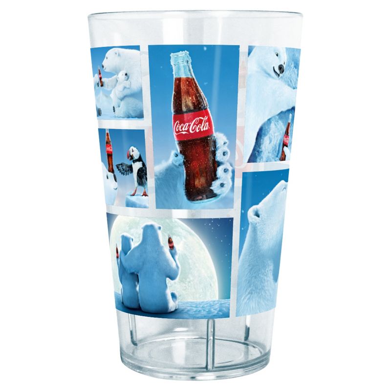 Coca Cola Christmas Classic Polar Bear Scenes Tritan Drinking Cup, 1 of 3