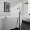 CASAINC Single-Handle High Arch Floor Mounted Freestanding Tub Faucet with Hand shower - 3 of 4