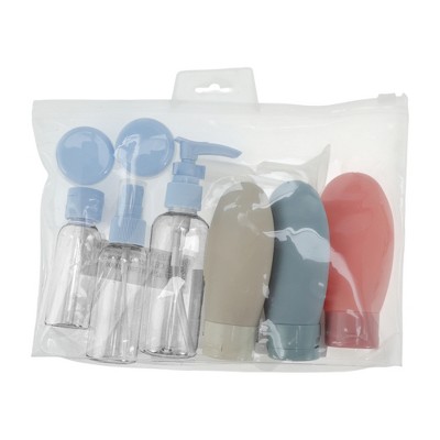 Unique Bargains Reusable Travel Container Set 8 Pcs