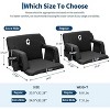 Folding Stadium Seats 20.5in Wide with Reclining Back Support & Armrest, Portable Padded Bleacher Chair with Cup Holders ¨CEasy Carry - 2 of 4