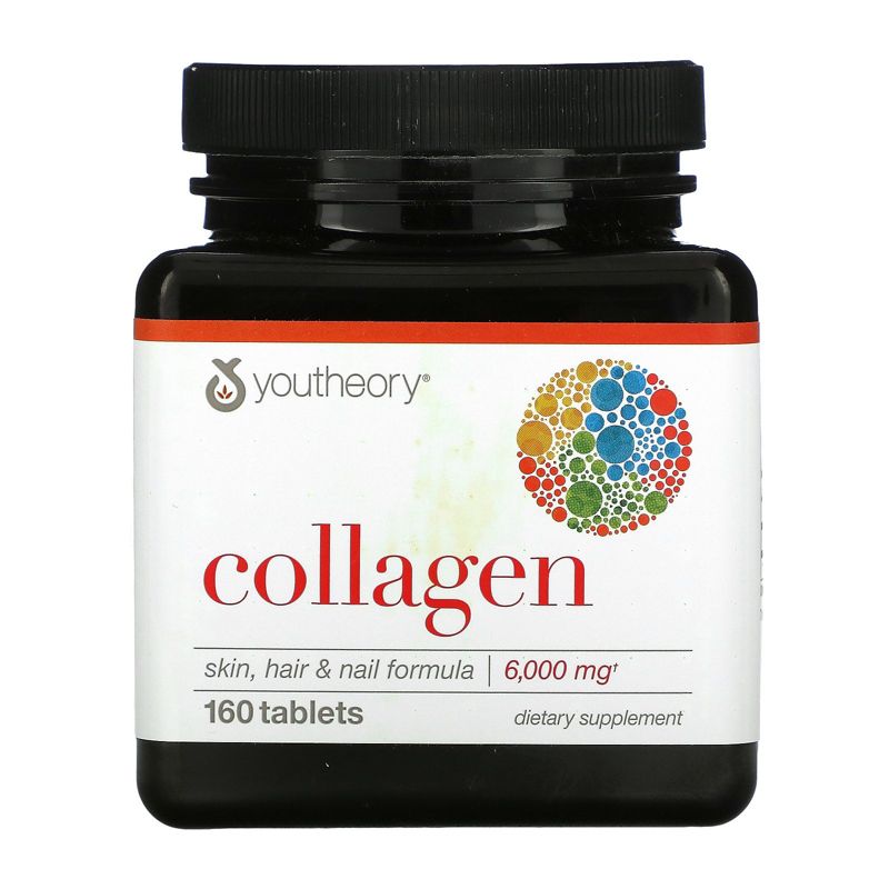 Youtheory Collagen, 6,000 mg, 160 Tablets (1,000 mg per Tablet), 1 of 3