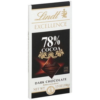Lindt Excellence 78% Cocoa Dark Chocolate Bar 78% Cocoa 3.5 OZ