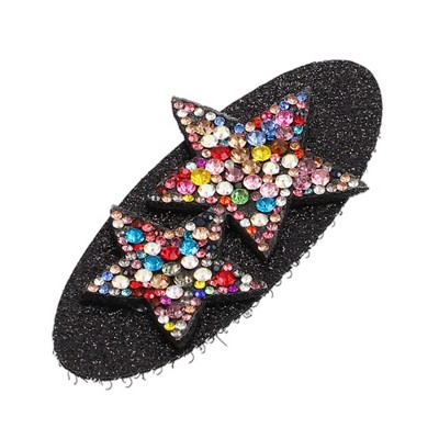 Unique Bargains Women's Oval Shape Hair Pad 1 Pc