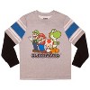 Nintendo Super Mario Video Game 2-Piece Set, Boys Long Sleeve T-Shirt & Jogger Pants - 2 of 4