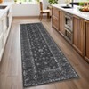 Washable Rug Vintage Rug with Non Slip TPR Backing, Traditional Oriental Carpet - 2 of 4