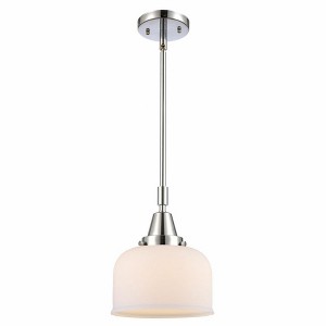 Bell - 1 Light Stem Hung Mini Pendant In Industrial Style-11.13 Inches Tall and 8 Inches Wide - 1 of 1