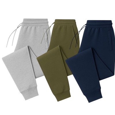 Mens 3 Pack Ultra Soft Dual Pocket Joggers