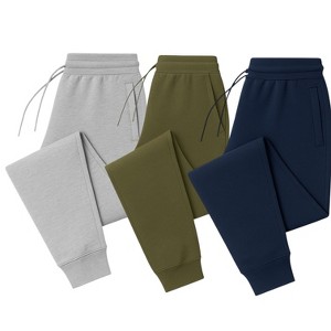 Mens 3 Pack Ultra Soft Dual Pocket Joggers - 1 of 4