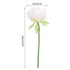 Unique Bargains Artificial Realistic Appearance Durable Faux Peony Flower 12.6'' Long 20 Pcs Extra White - 2 of 3