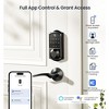 Itopfox Smart Fingerprint Door Lock with App Control, 7-in-1 Keyless Entry, Auto Lock, Emergency Power Port, Touchscreen Keypad, Biometric Lock - 2 of 4