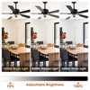 Parrot Uncle 52" Modern LED Ceiling Fan Light with Remote and Light - 4 of 4