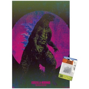 Trends International Godzilla x Kong: The New Empire - Godzilla Sun Unframed Wall Poster Prints - 1 of 4