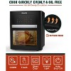 ZACHVO 10-in-1 Air Fryer Oven, 1500W, 16QT, Stainless Steel, Convection, Rotisserie, Dehydrator, LED Digital Touchscreen, Recipes - 4 of 4