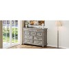 Jojoka 48" Wide 9-Drawer Dresser, Modern Wooden Chest with Retro Handles, Large Storage Organizer for Bedroom, Living Room, Closet, Entryway - 3 of 4